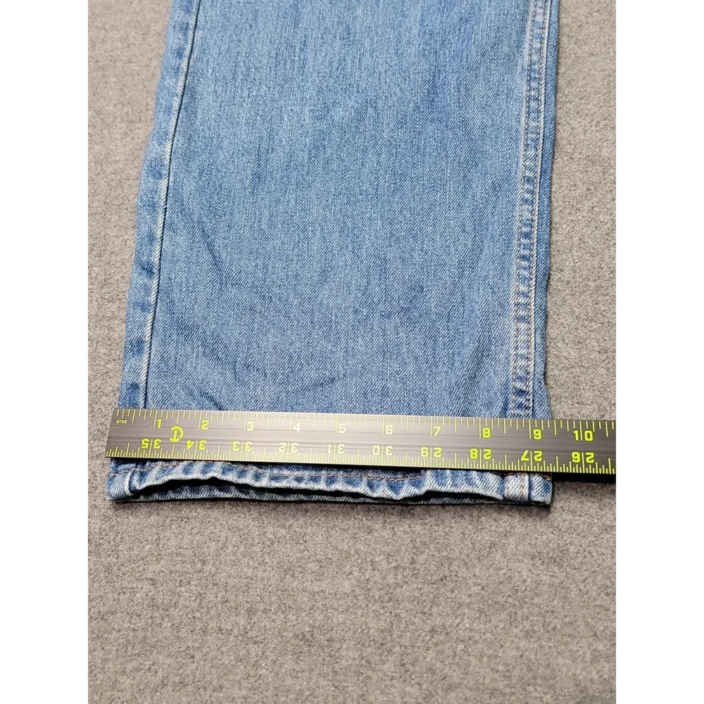 Levi Mens 505 Jeans 42x32 Blue Straight Leg Regular Fit Zip Fly Made‎ in Egypt